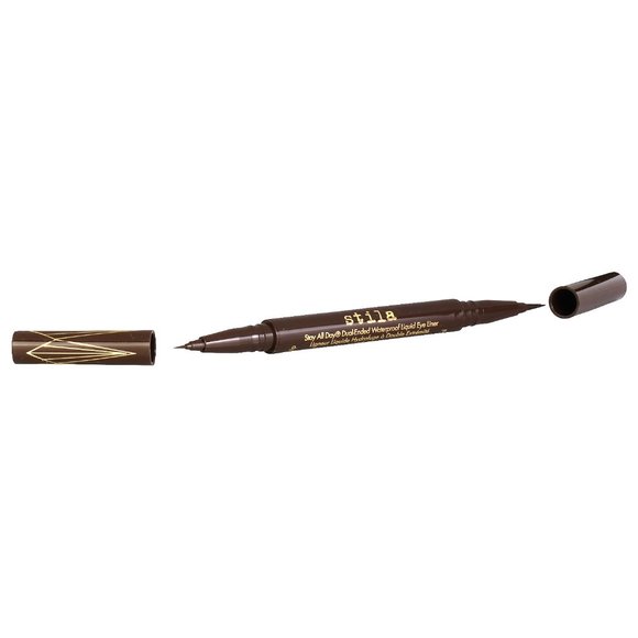 NIB ✅STILA #DARK BROWN Stay All Day Dual-Ended Waterproof Liquid Eye Liner ✨NIB - Picture 4 of 9